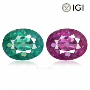 Natural Alexandrite Oval 0.29 ct / size 4.5x3.5x2.3 MM 