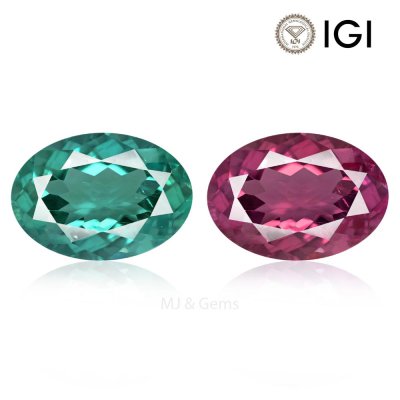 Natural Alexandrite Oval 0.63 ct / size 6.1x4.3x2.6 MM 