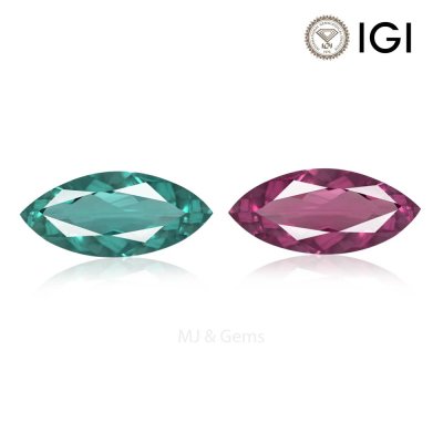 Natural Alexandrite Marquise 0.34 ct / size 6.7x3.1x1.8 MM
