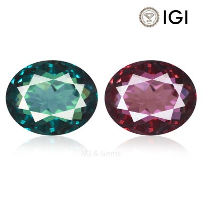 Natural Alexandrite Oval 1.50 ct / size 7.7x6.2x3.1 MM 