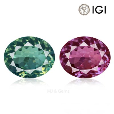 Natural Alexandrite Oval 2.24 ct / size 8.5x7x4.2 MM 