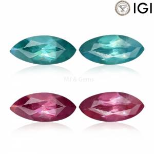Alexandrite Marquise 0.30 ct / size 5.1X2.2X1.8 MM