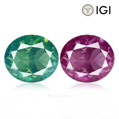 Natural Alexandrite Oval 0.46 ct 