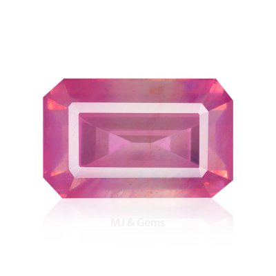 Natural Pink Sapphire Octagon 2.88 ct / size 9.2x6x4 MM