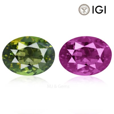 Natural Alexandrite Oval 0.87 ct / size 5.9x4.4x3.8 MM 